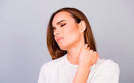 Neck pain is often caused by pathologies of the cervical vertebrae