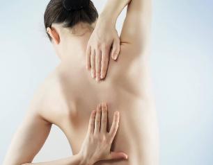 Self-massage while doing osteochondrosis